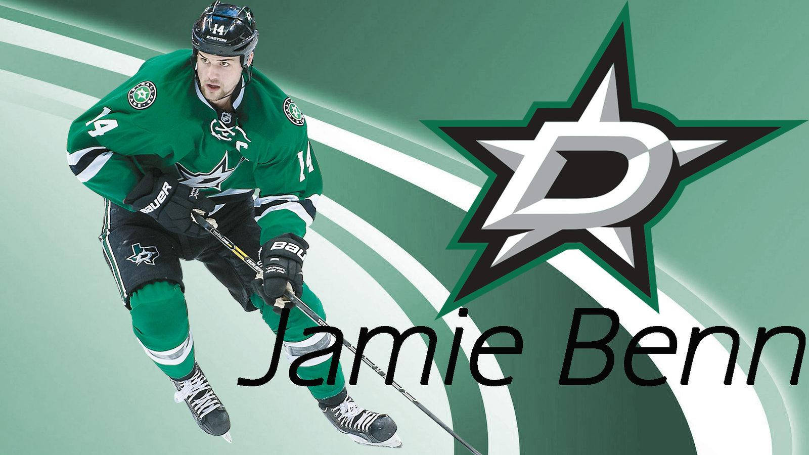 Jamie Benn Dallas Stars Poster Graphic Art Wallpaper