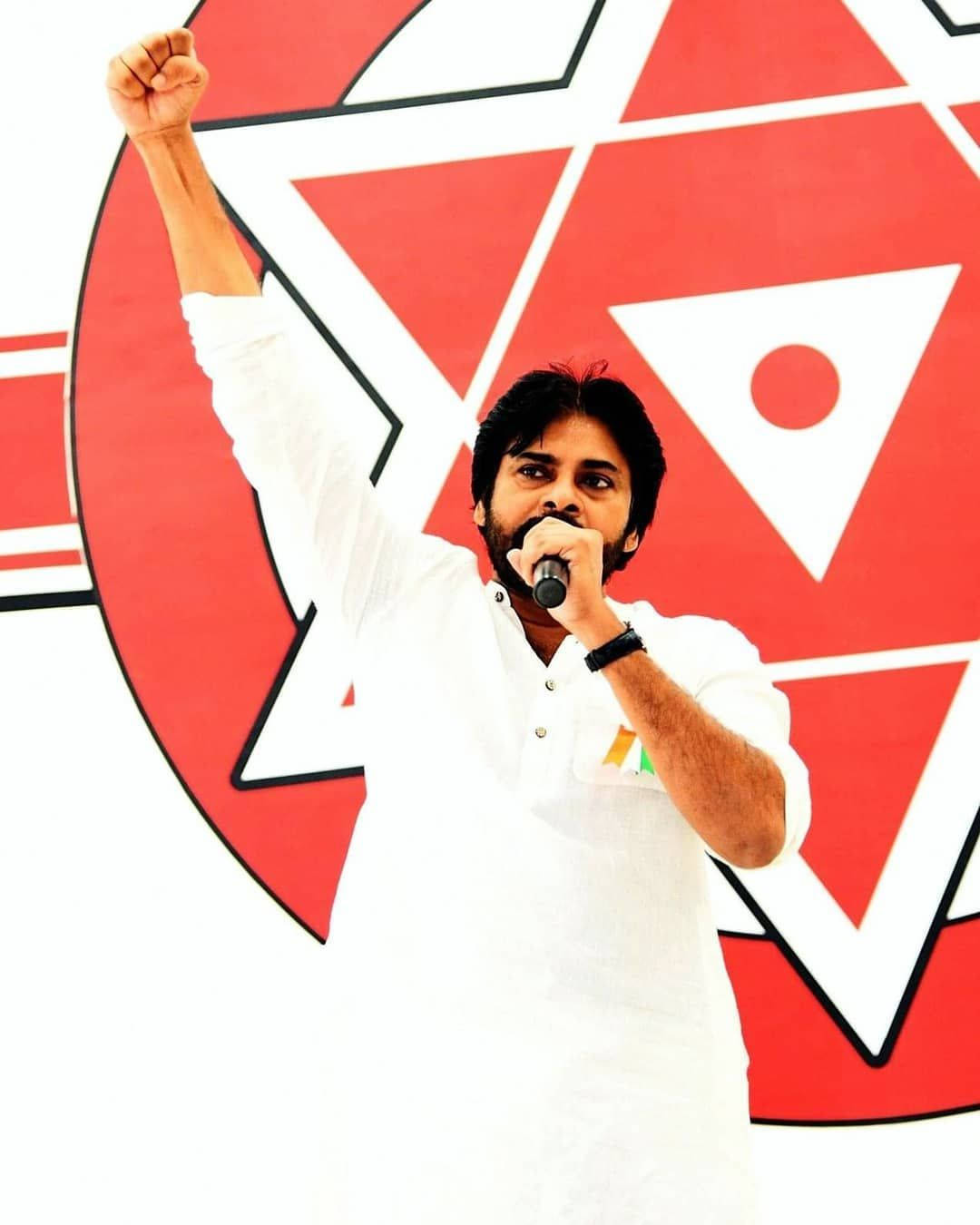 Janasena Party Kalyan Fist Up Wallpaper