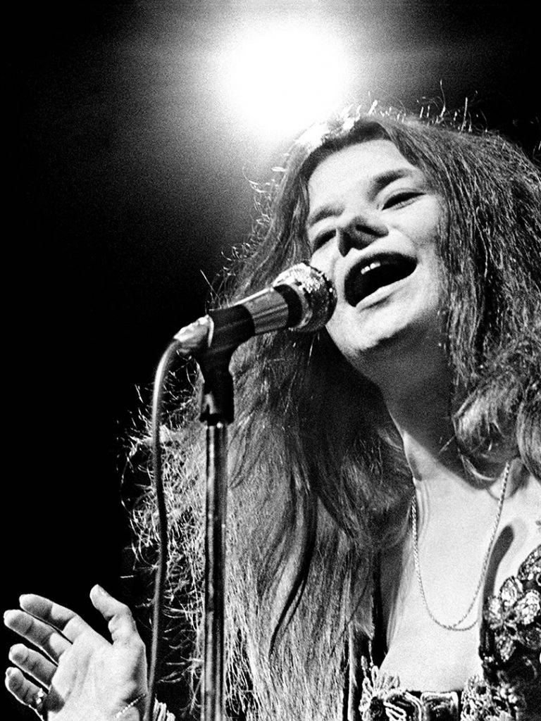 Janis Joplin Celebrity Spotlight Wallpaper