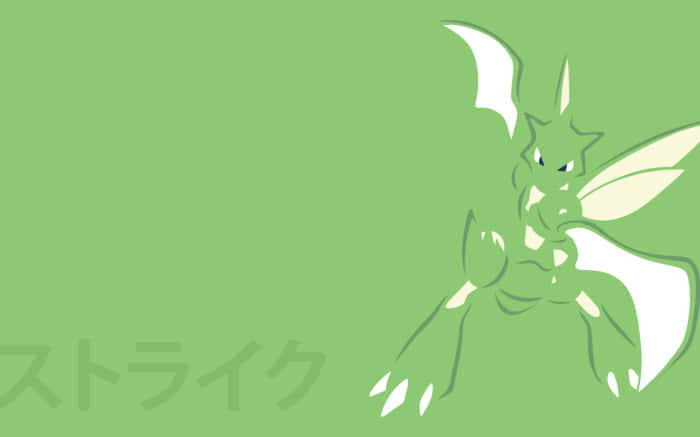 Japanese Scyther Drawing Wallpaper