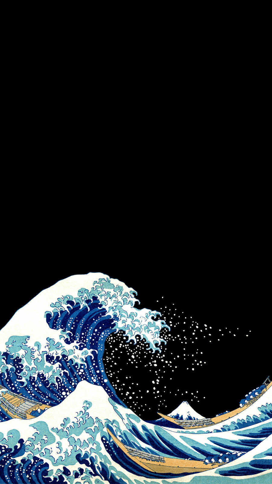 Japanese Wave Basic Wallpaper