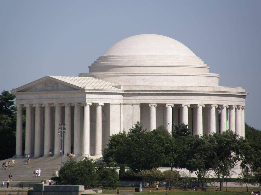 Jefferson Memorial Side Perspective Wallpaper