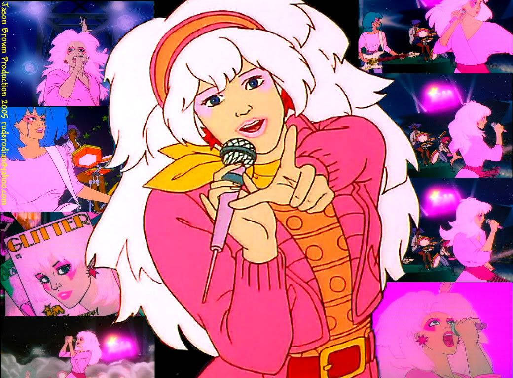 Jem Singing And Pointing Finger Wallpaper