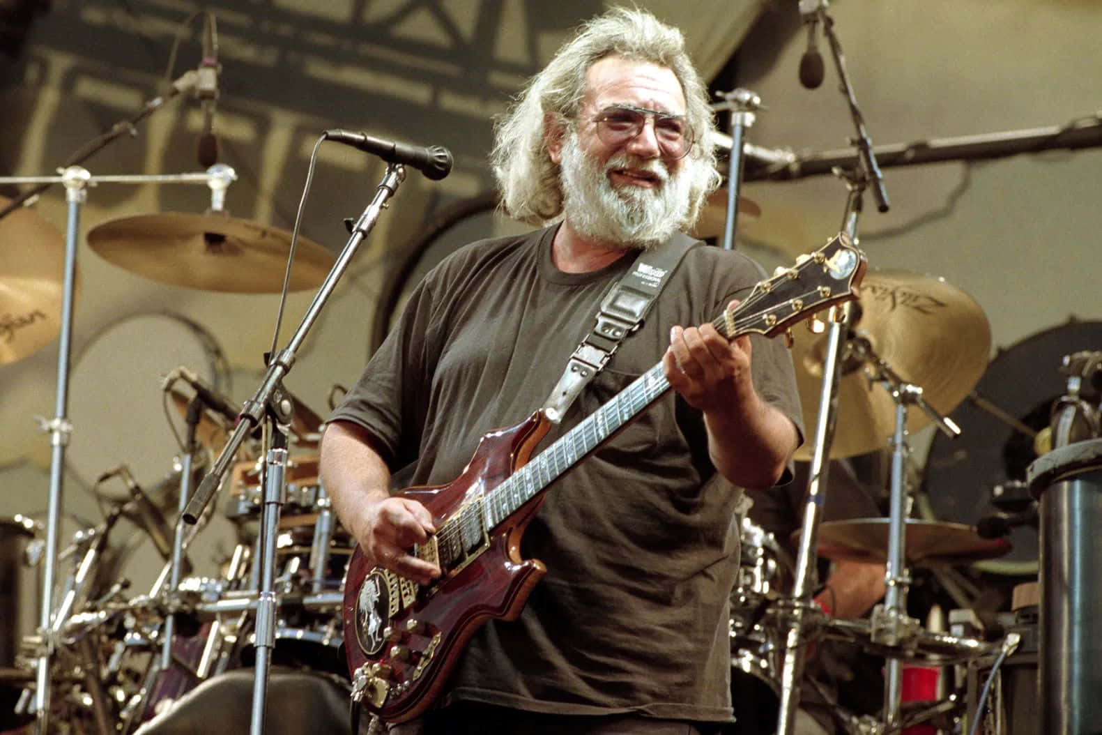 Jerry Garcia Performing Live Wallpaper