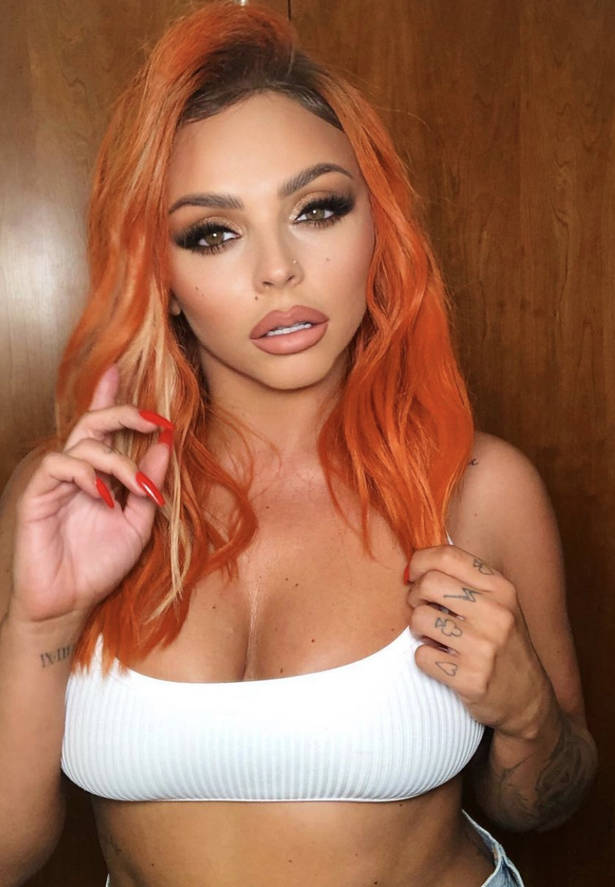 Jessy Nelson Flaunts Vibrant Orange Hair Wallpaper