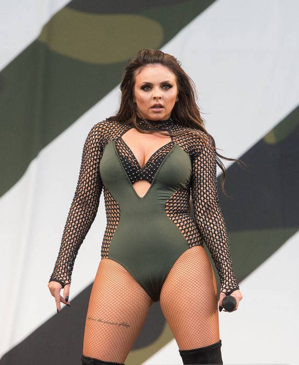 Jesy Nelson Performing Live At The V Festival Wallpaper