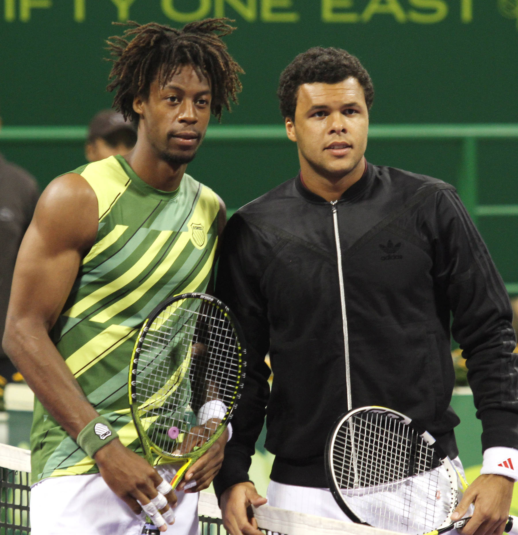 Jo-wilfried Tsonga And Gael Monfils Wallpaper