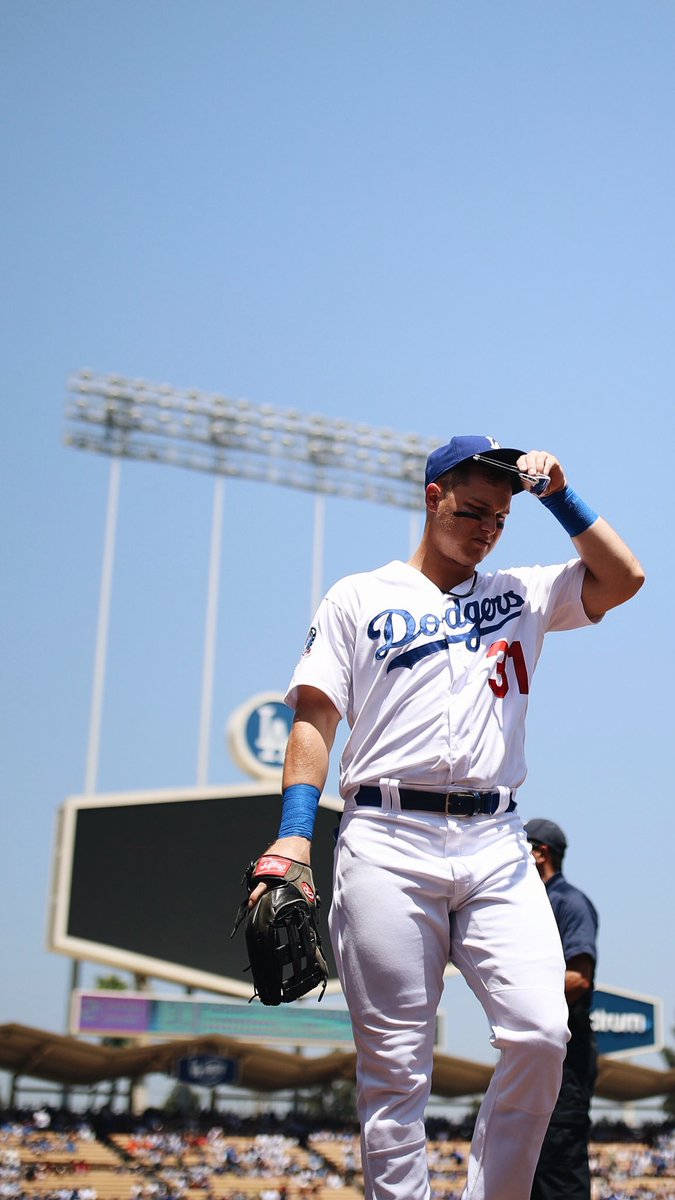 Joc Pederson In La Dodgers Uniform Wallpaper