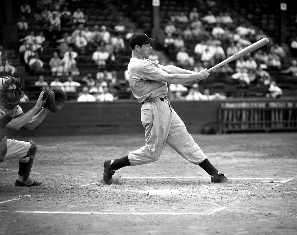 Joe Dimaggio Baseball Strike Wallpaper