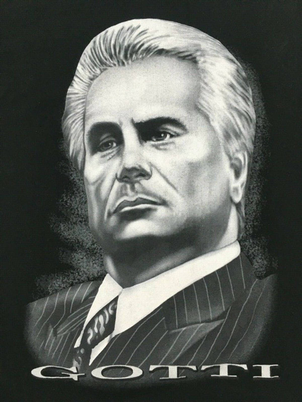 John Gotti Black And White Art Wallpaper