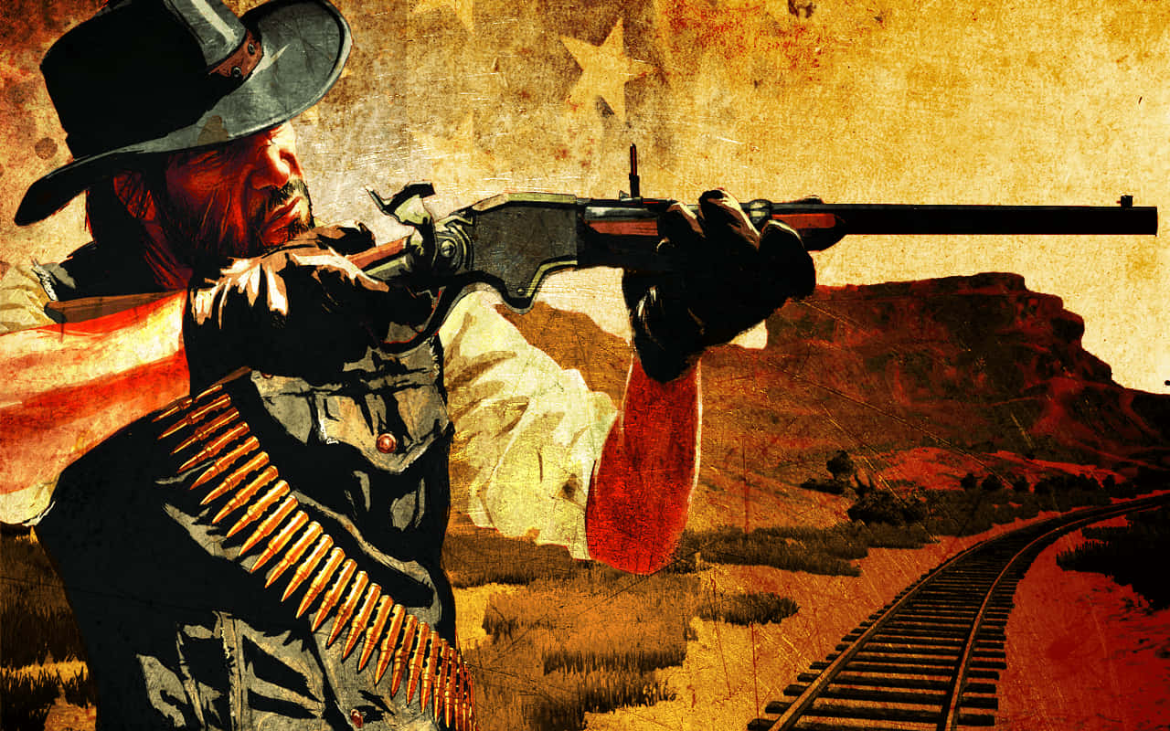 John Marston Rdr Poster Wallpaper