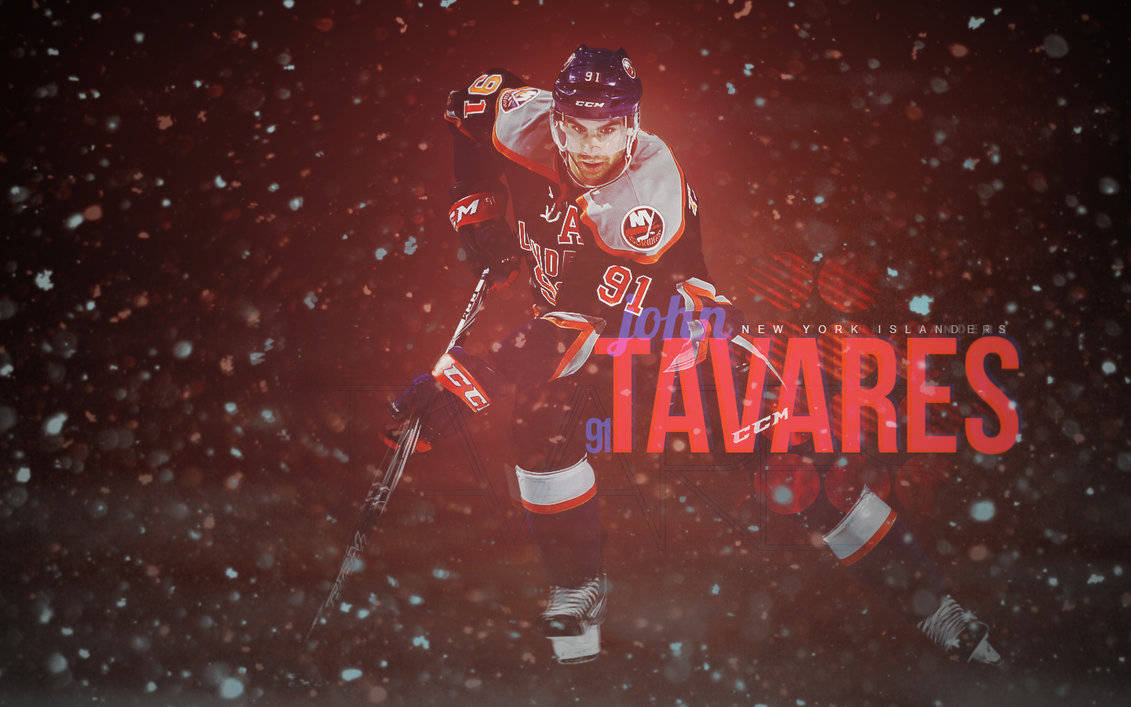 John Tavares Fanart New York Poster Wallpaper