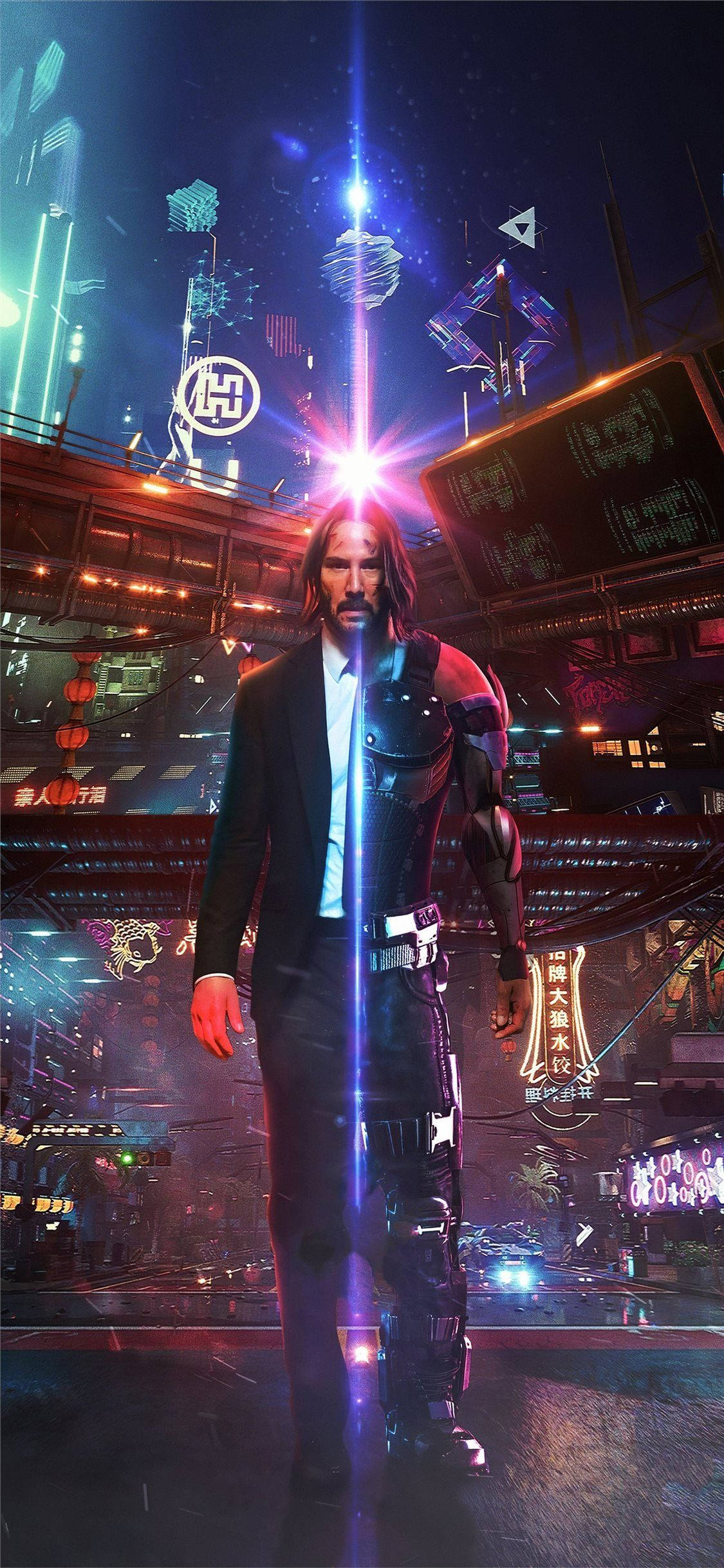 Johnny Silverhand Cyberpunk Iphone Wallpaper