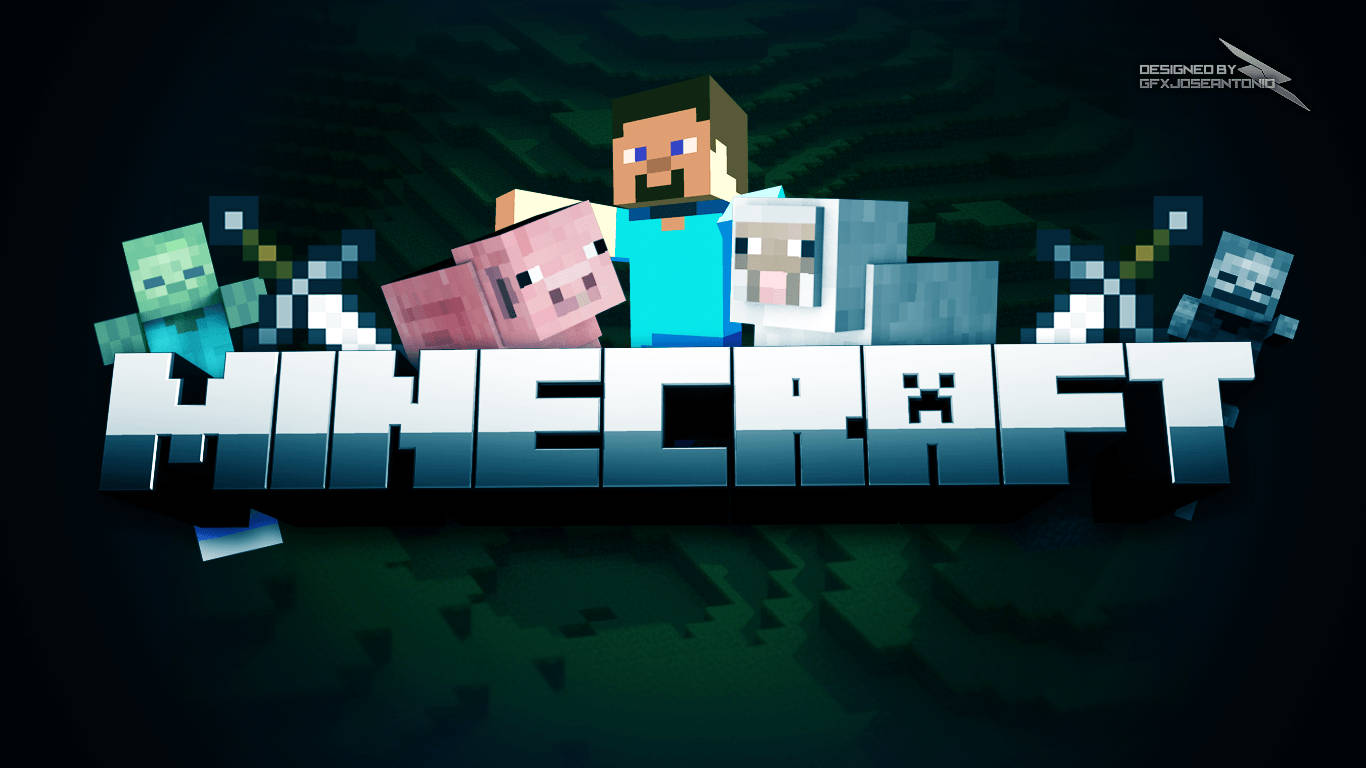 Join The Adventure Of Survival With Steve In Minecraft Wallpaper