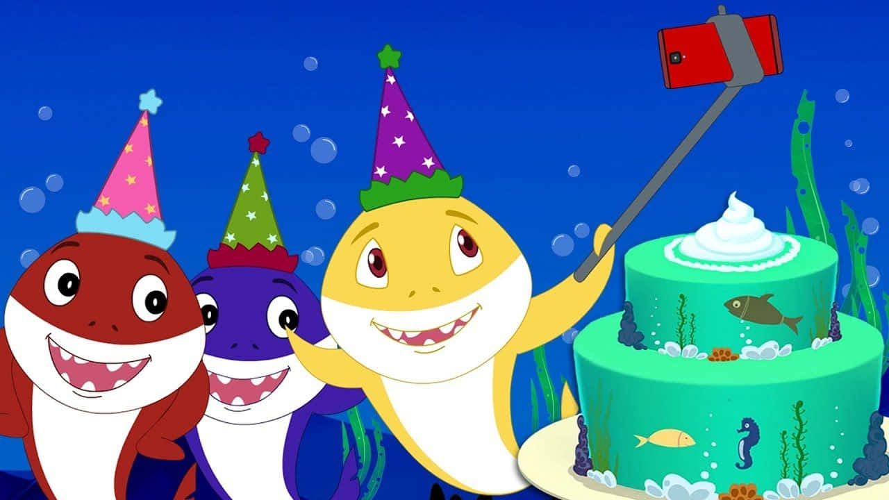 Join The Baby Shark Family! Wallpaper