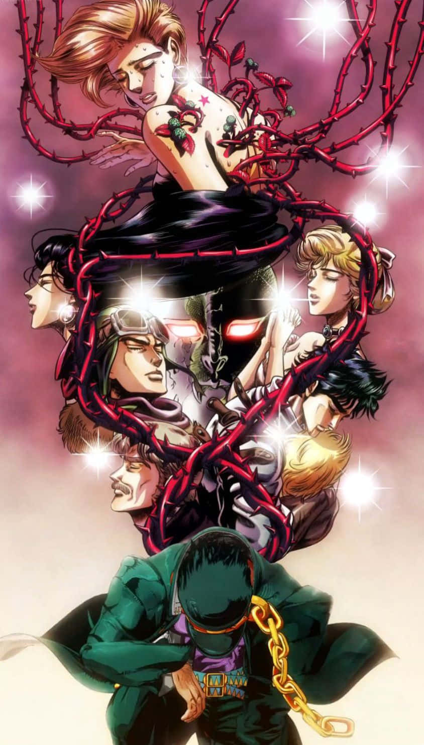 Jojos Bizarre Adventure Iphone Jotaro Opening Wallpaper