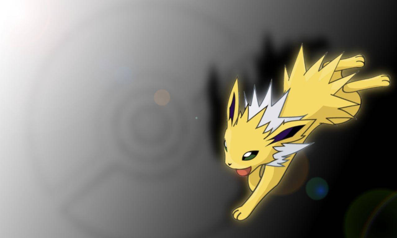 Jolteon Leap Wallpaper