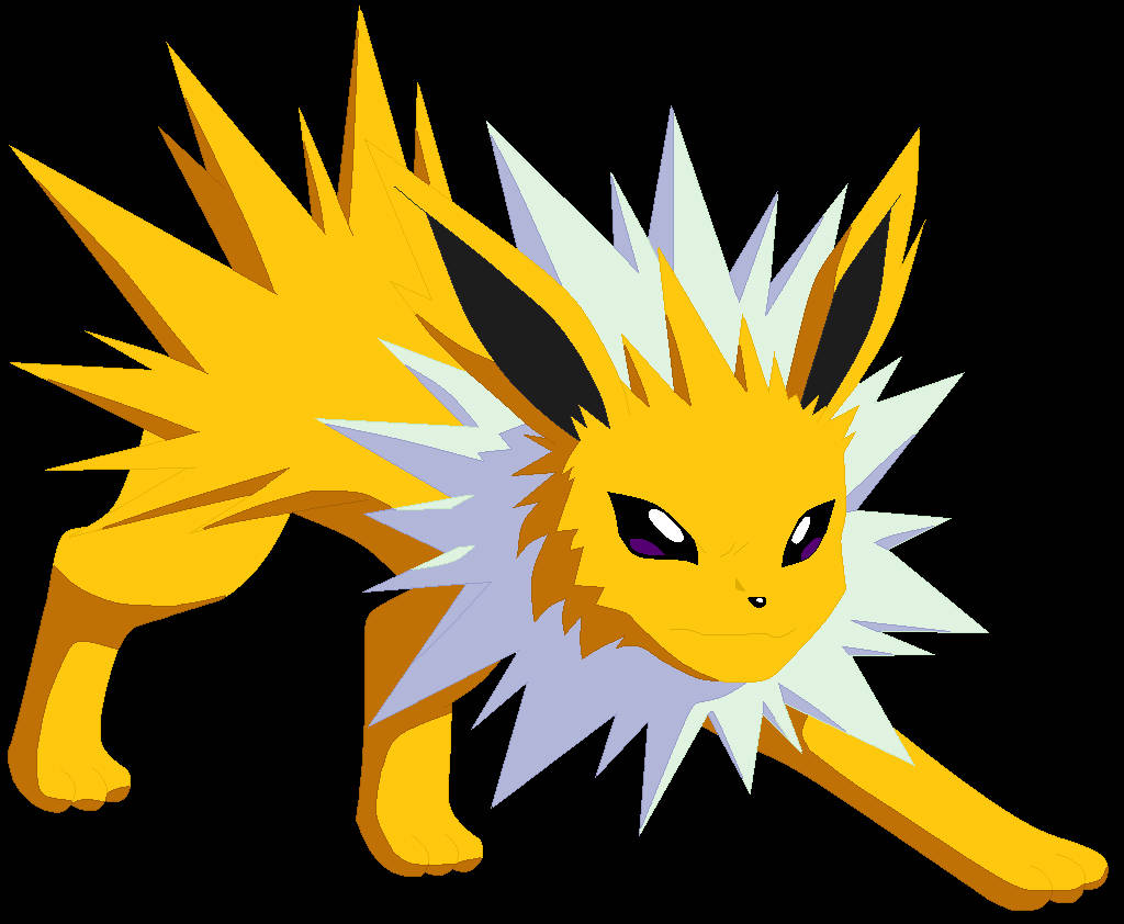 Jolteon Ready To Pounce Wallpaper