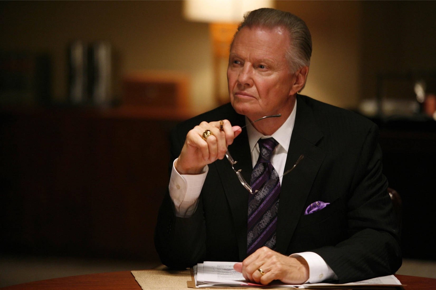 Jon Voight On Set Wallpaper