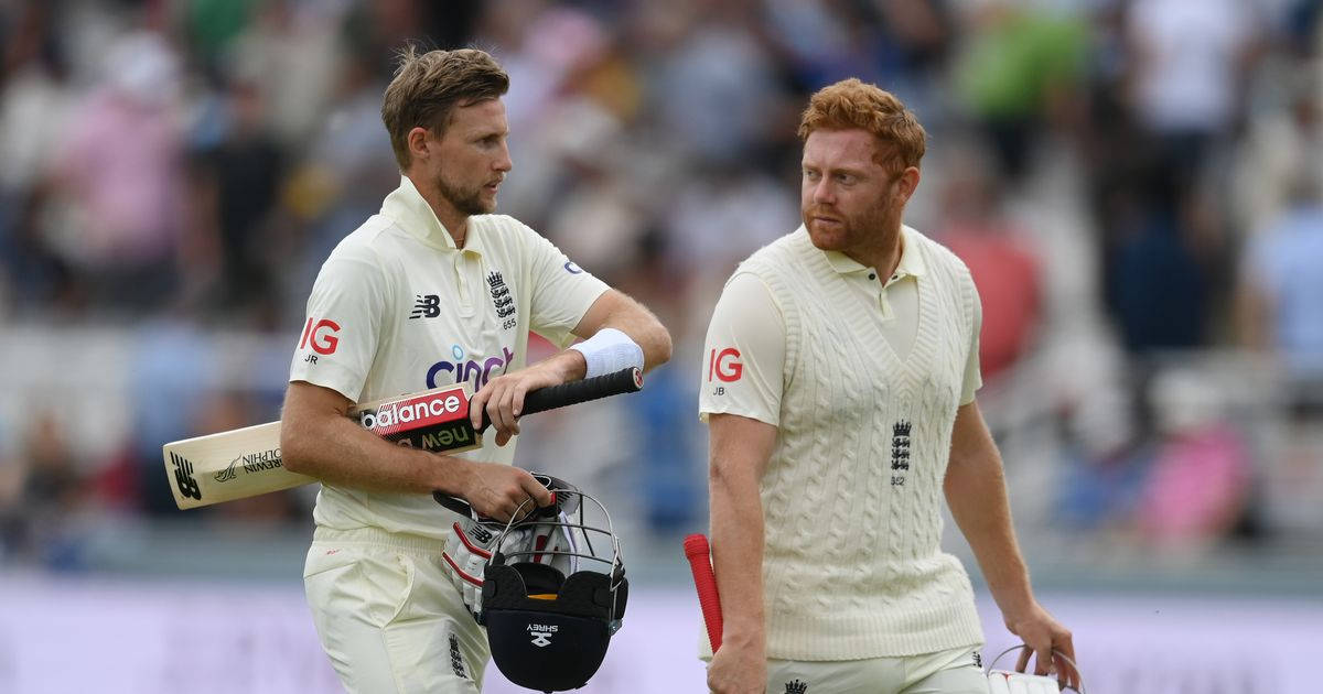 Jonny Bairstow With Cricket Teammate Wallpaper