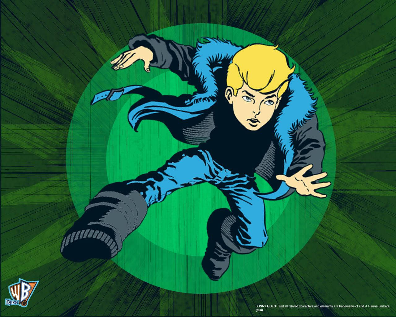 Jonny Quest Aesthetic Green Wallpaper