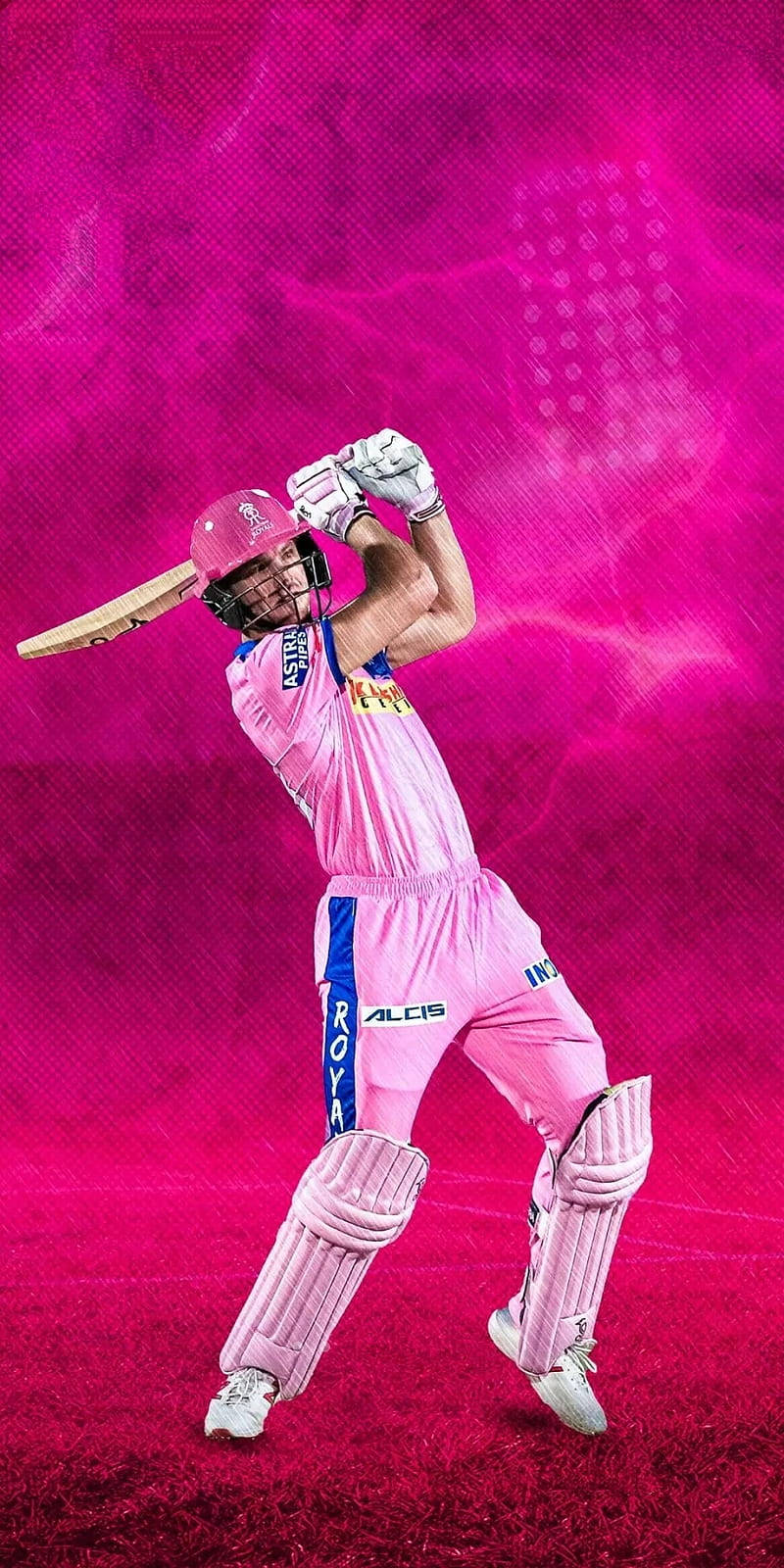 Jos Buttler Pink Poster Wallpaper