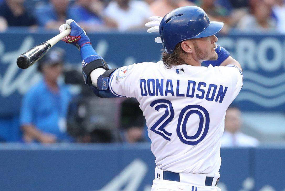 Josh Donaldson In White Jersey Wallpaper