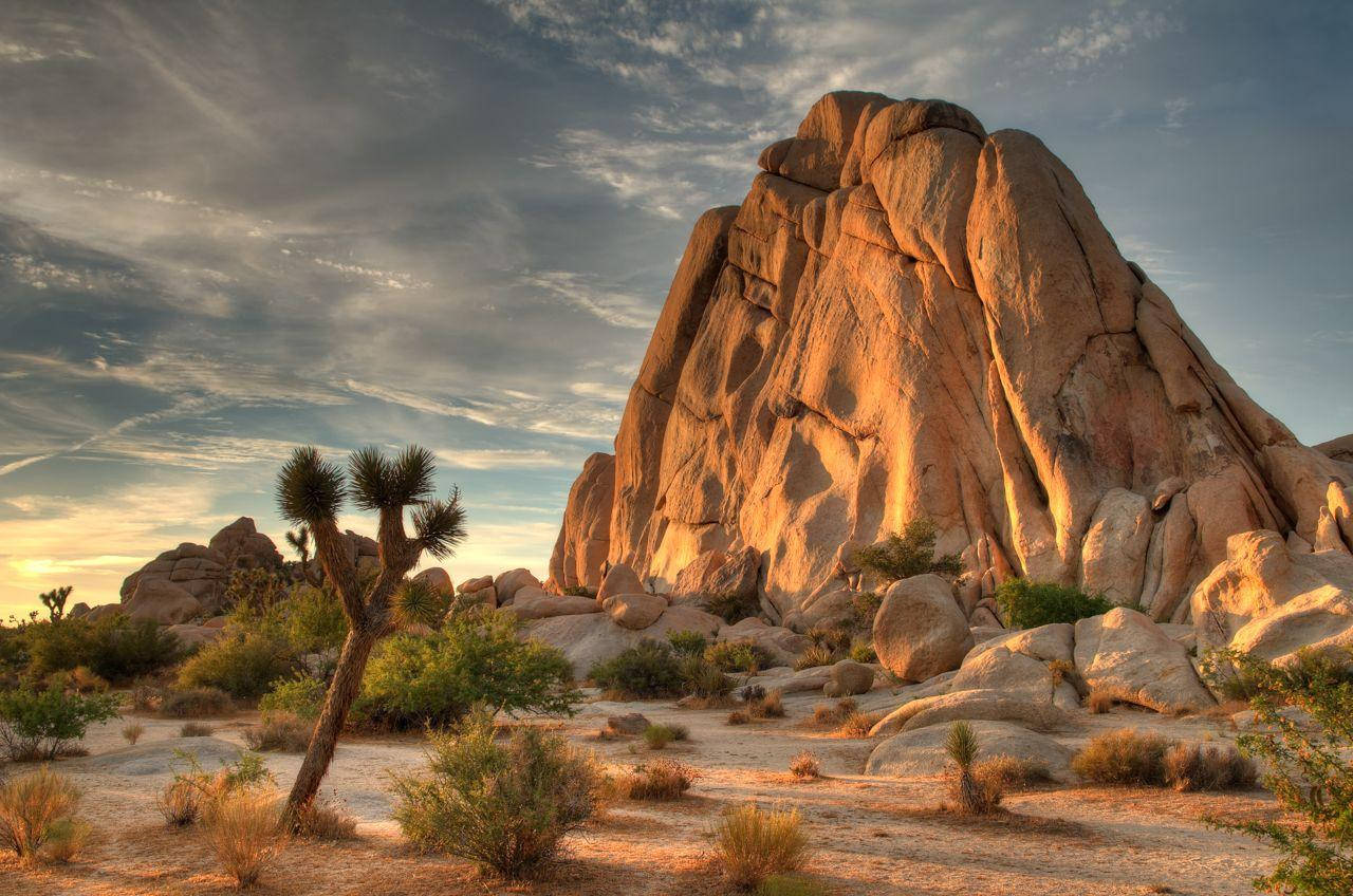 Joshua Tree National Park Butte Rock Wallpaper