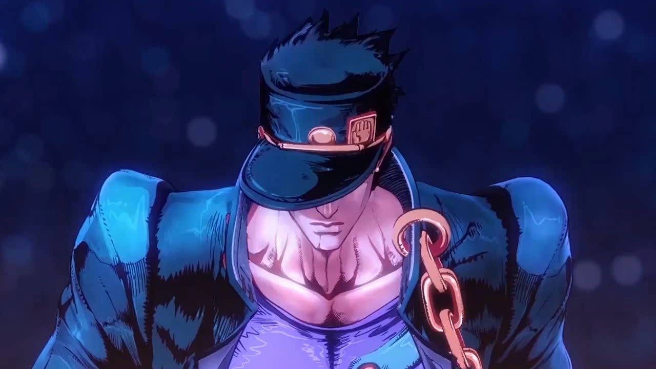 Jotaro Kujo From Jojo's Bizarre Adventure Wallpaper