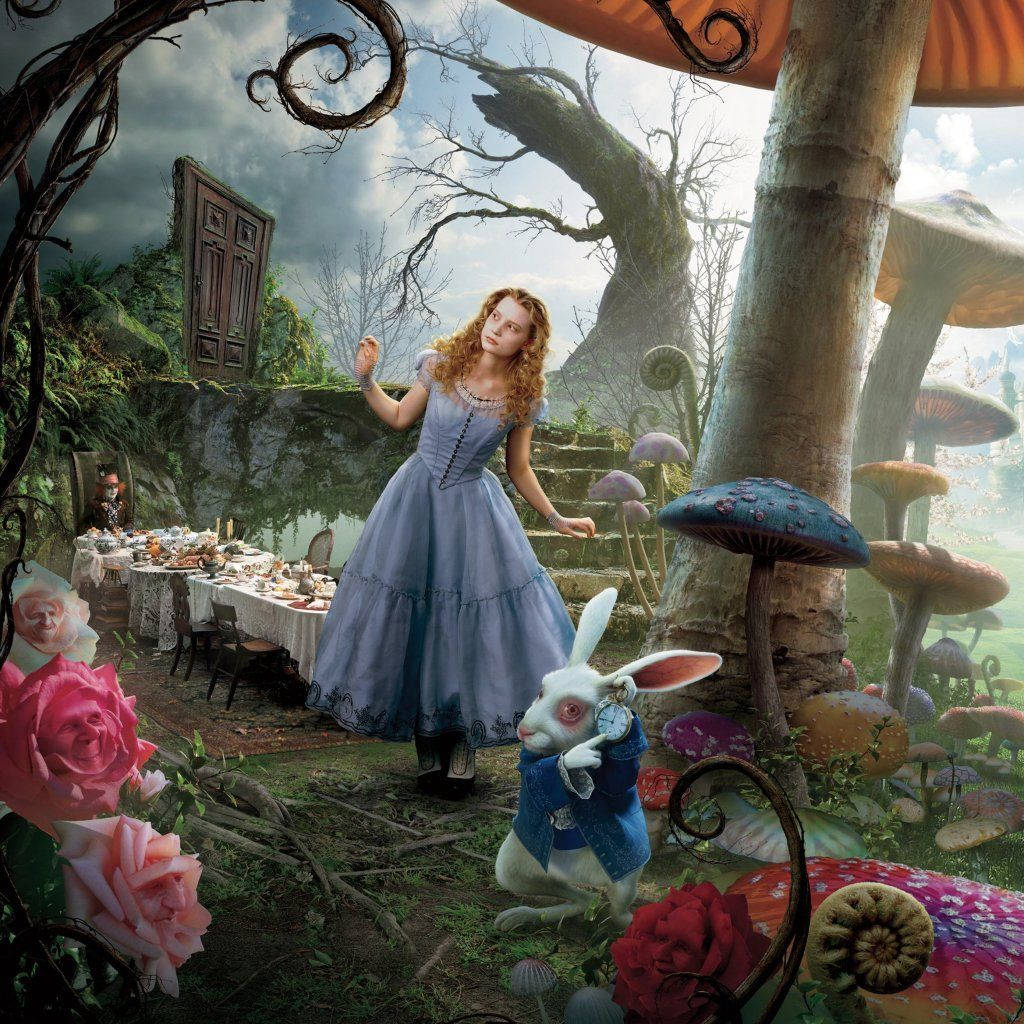 Journey Down The Rabbit Hole Into Wonderland Wallpaper