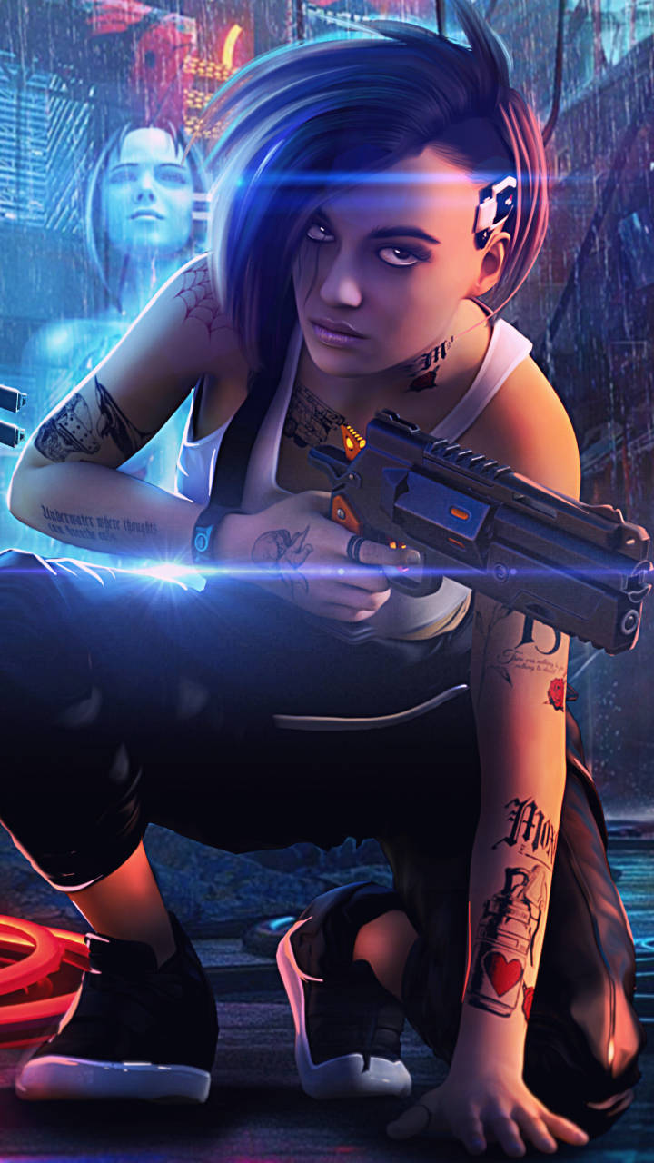 Judy Alvarez In Cyberpunk 2077 For Android Wallpaper