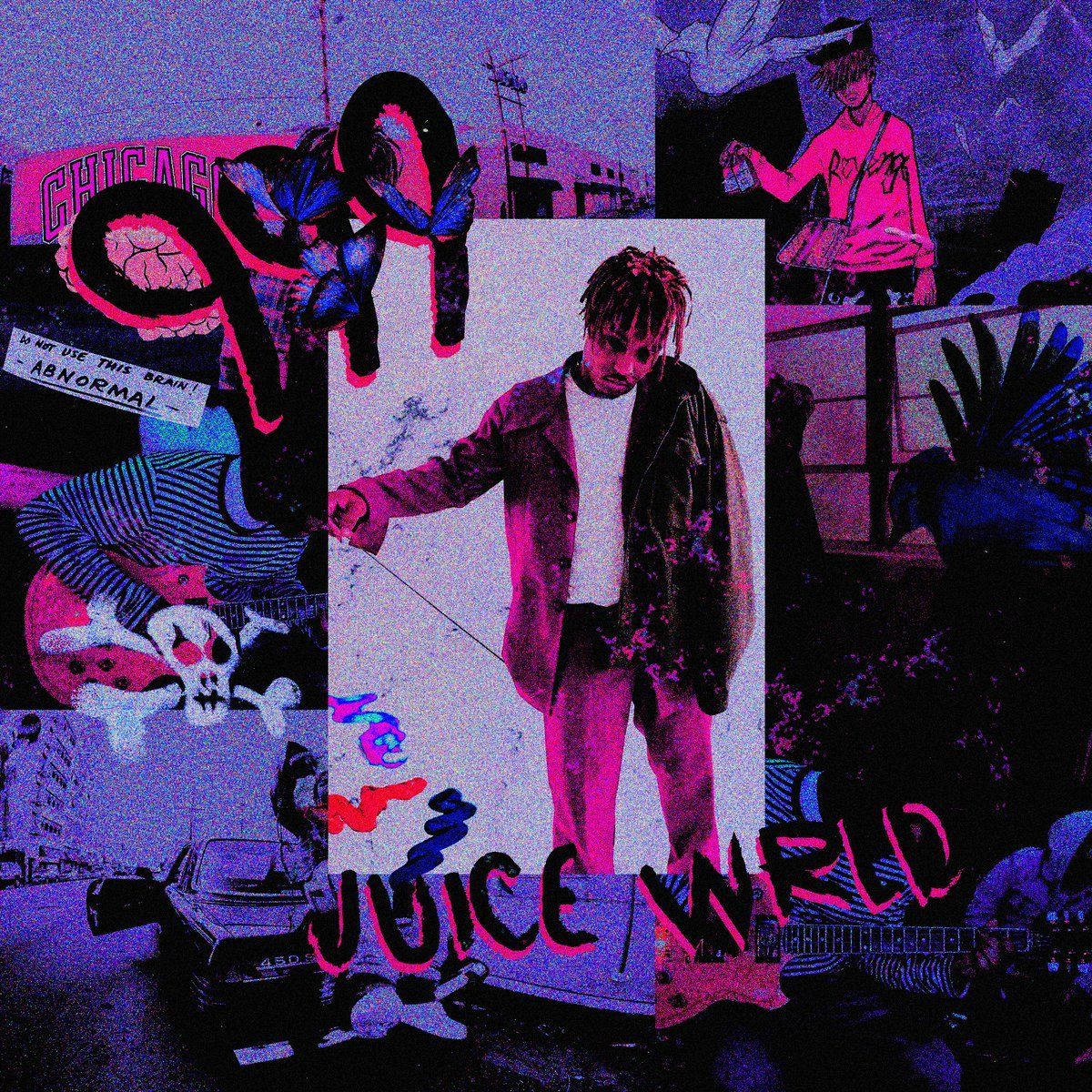 Juice Wrld Aesthetic Graffiti Art Wallpaper