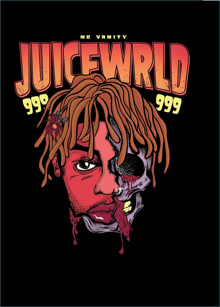 Juice Wrld Unique Art Phone Wallpaper