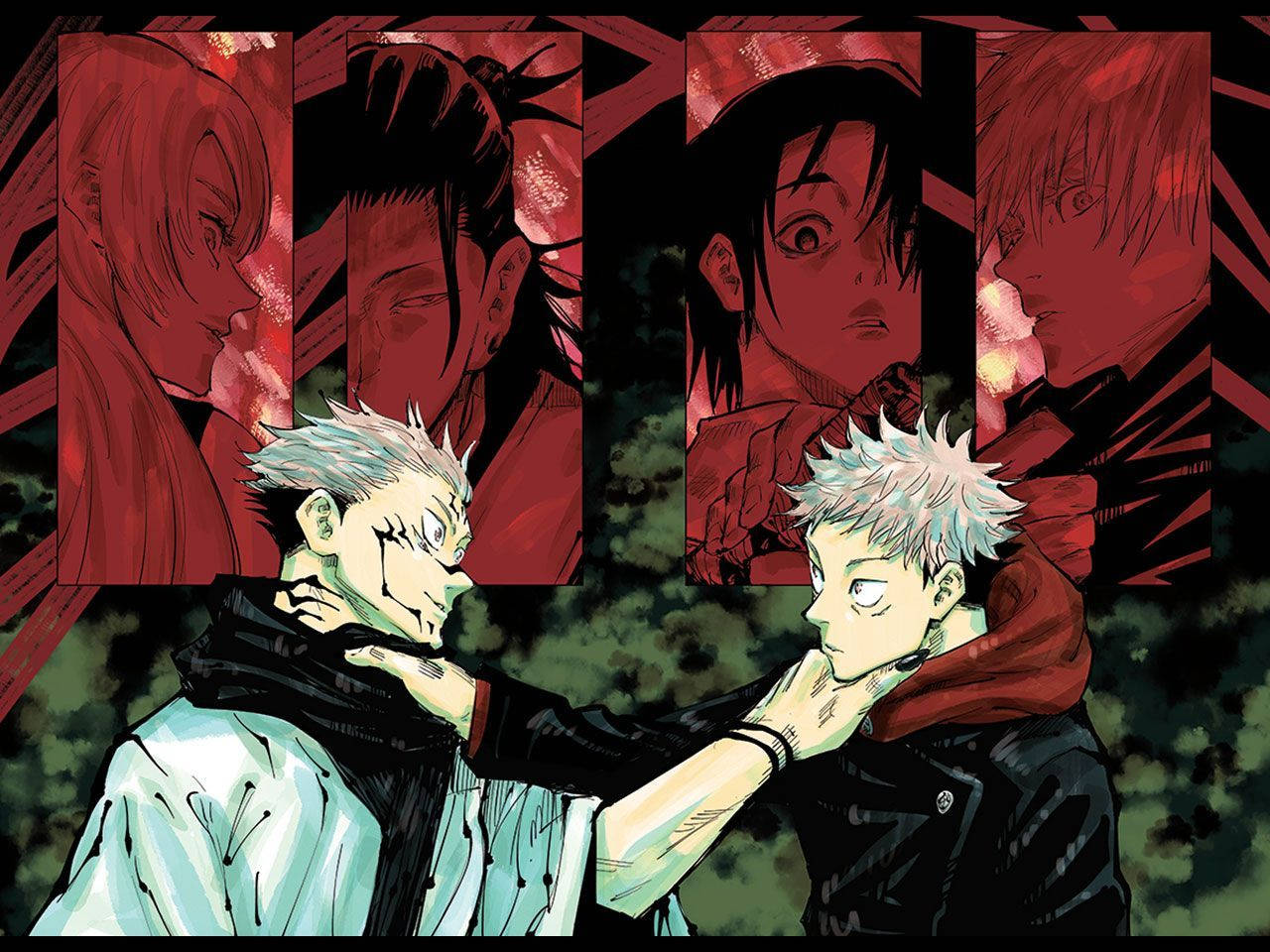 Jujutsu Kaisen 4k Yuji's Demon Wallpaper