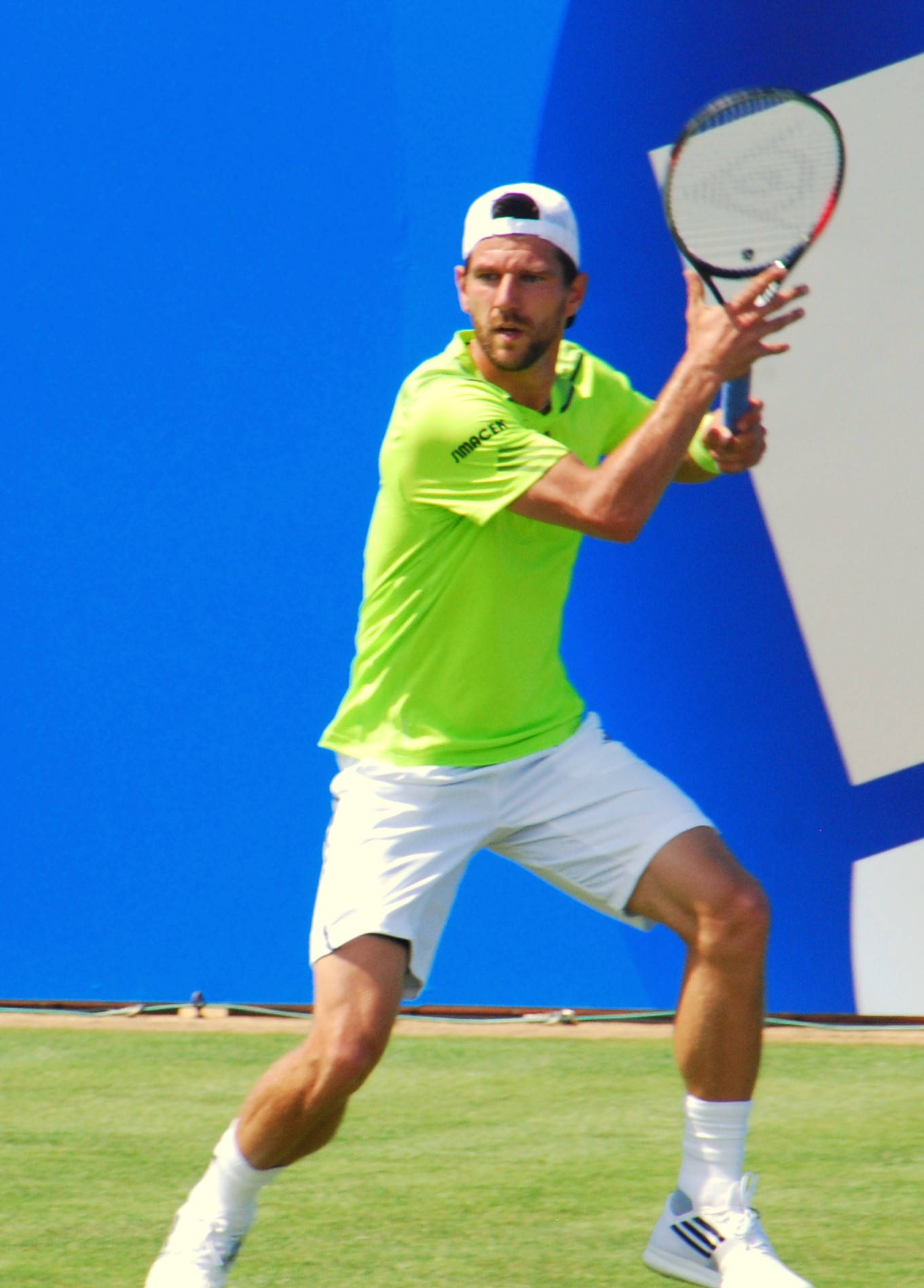 Jurgen Melzer Getting Ready To Strike Wallpaper