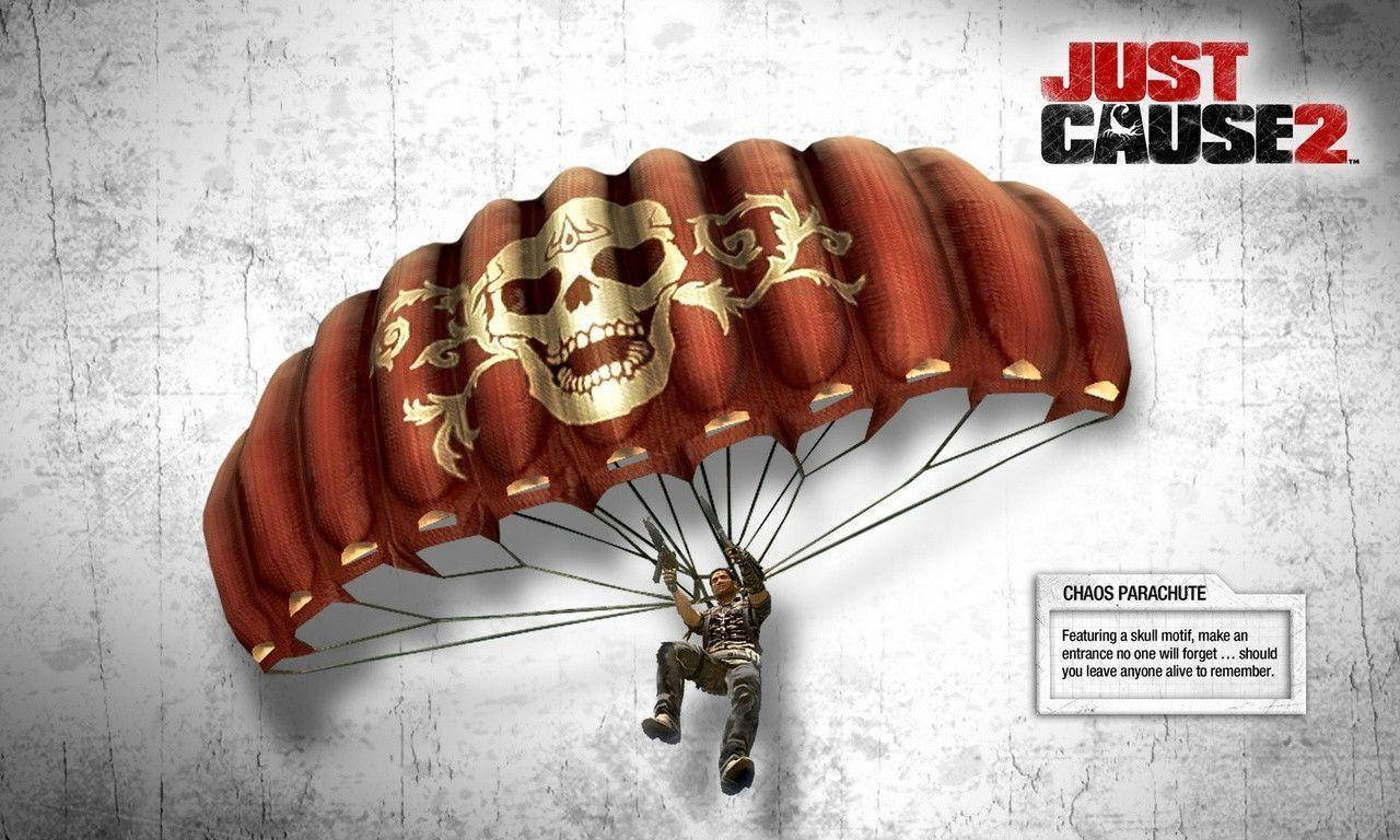 Just Cause 2 Skull Parachute Wallpaper