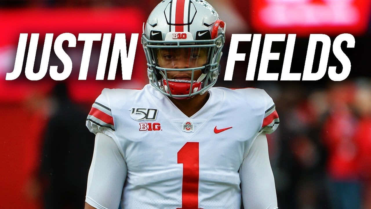 Justin Fields, Ohio State's All-star Quarterback Wallpaper