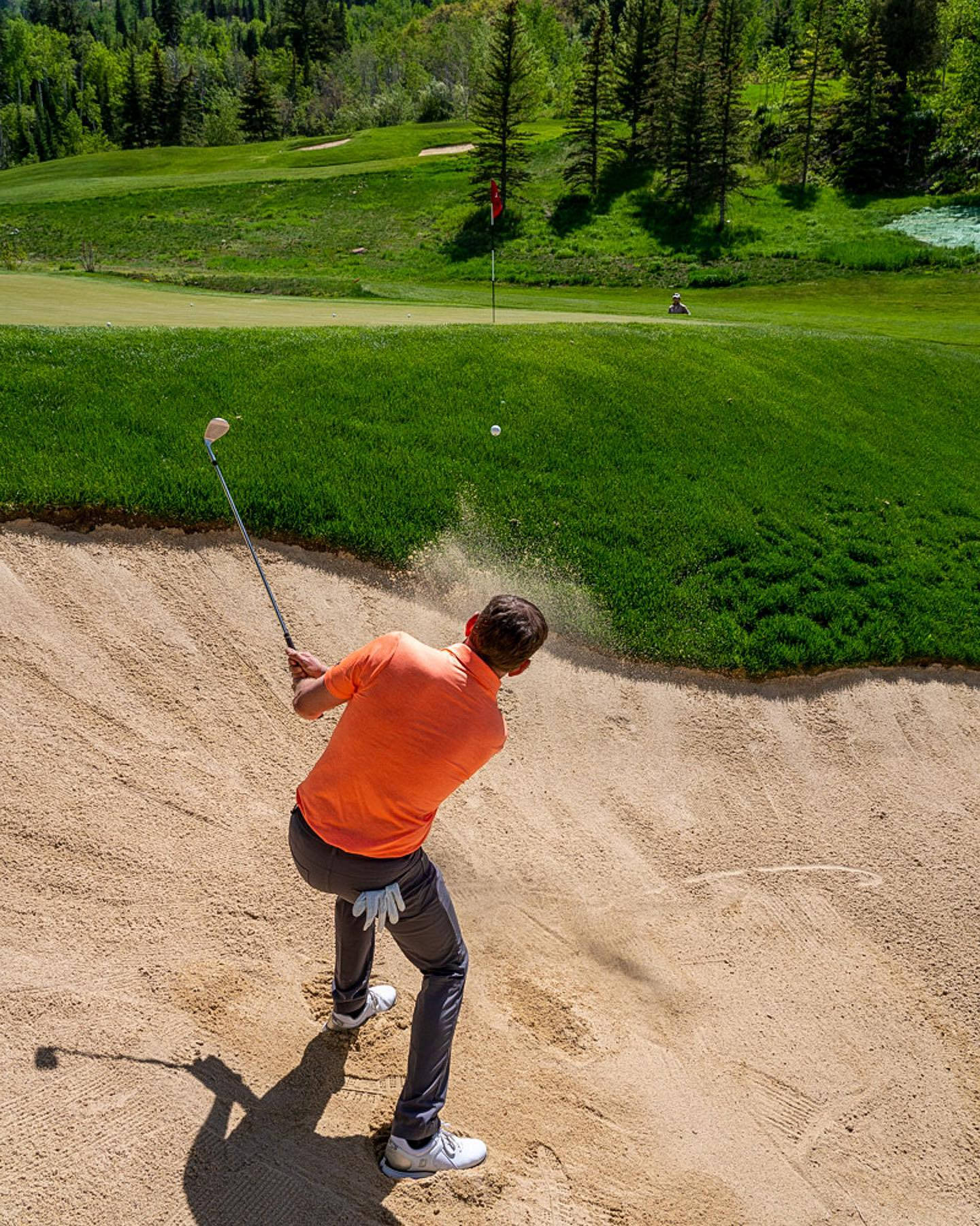 Justin Leonard Bunker Shot Wallpaper