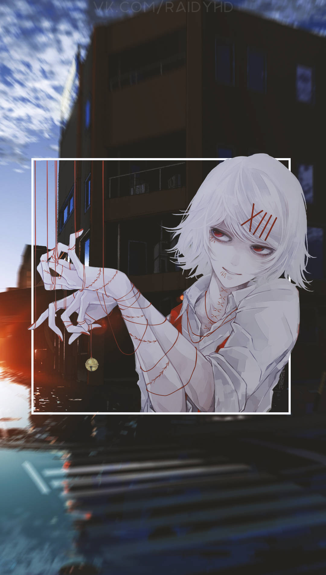 Juuzou Tokyo Ghoul 4k With Hands Tied Together Wallpaper