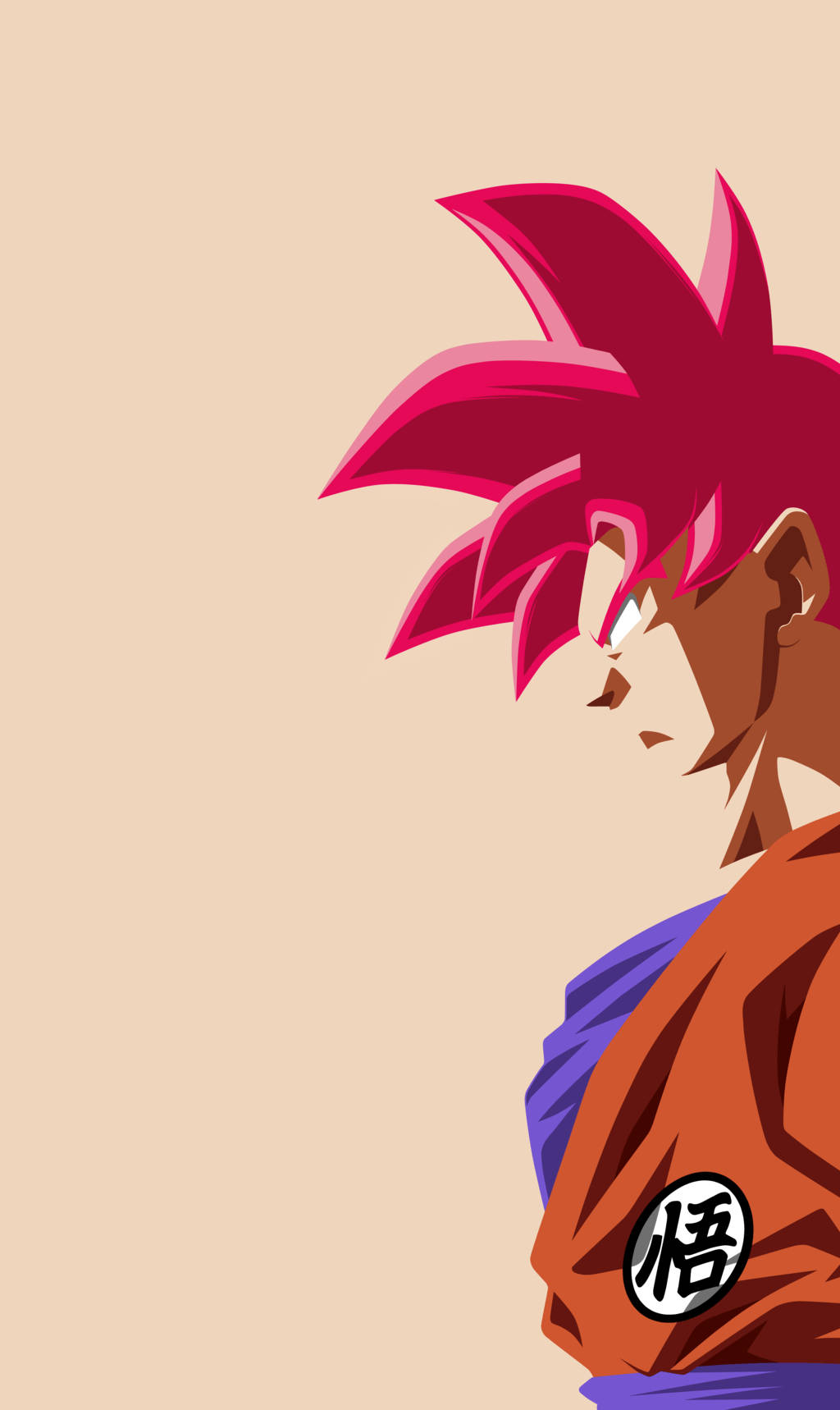 Kaioken Goku Vector Art Wallpaper