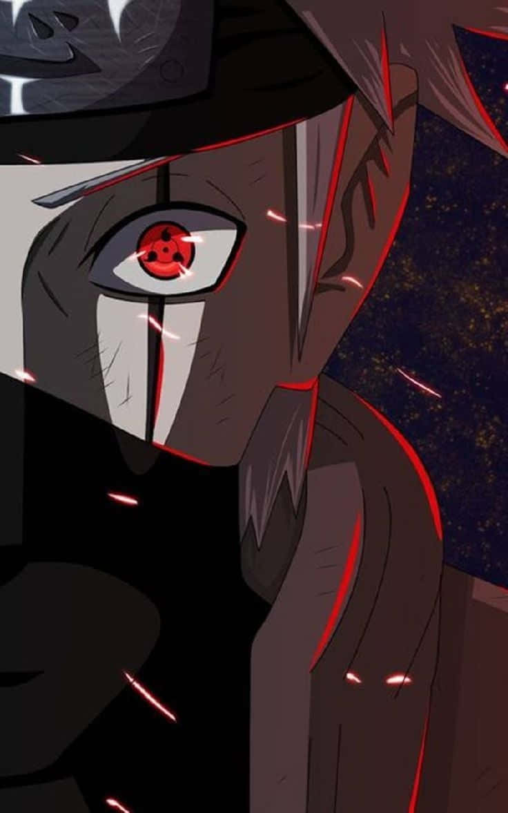 Kakashi Aesthetic Half Face Wallpaper