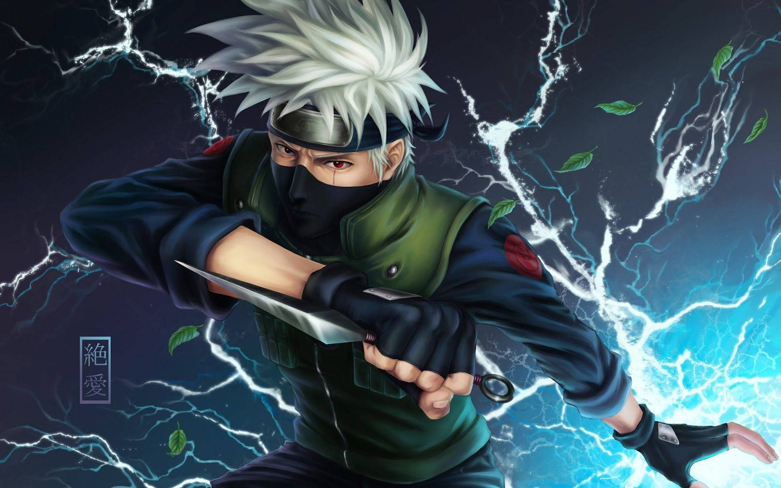 Kakashi Hatake, The 6th Hokage Of Leaf Village, In An Epic Fan Art Pose Of Naruto Shippuden Wallpaper