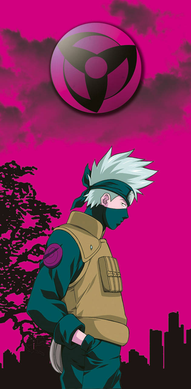 Kakashi Iphone Pink Mangekyo Wallpaper