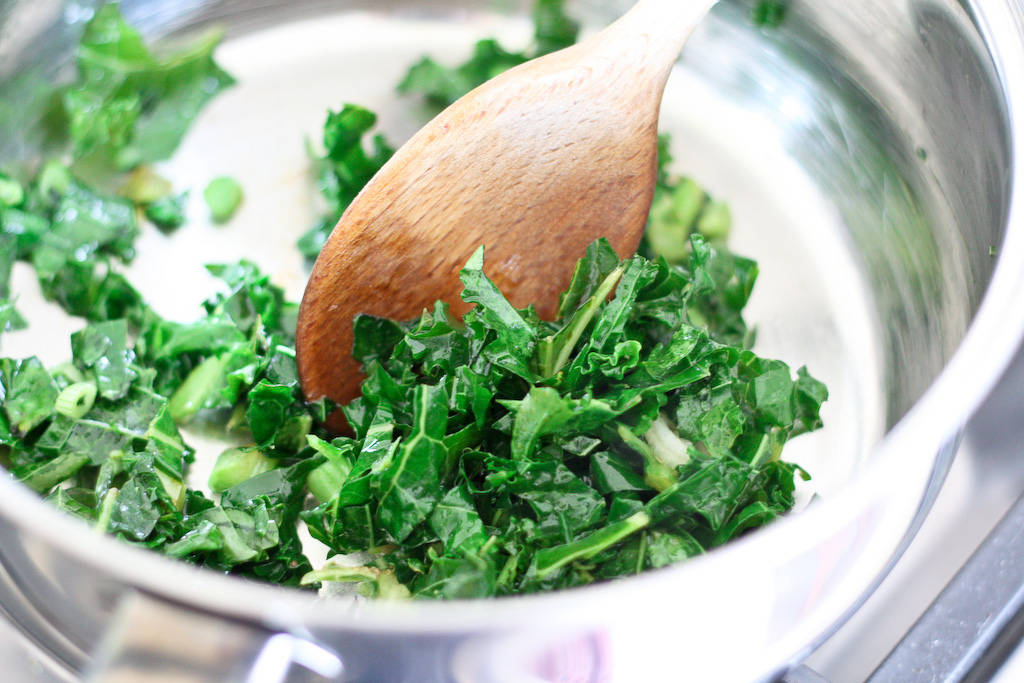 Kale With Coconut Milk Wallpaper