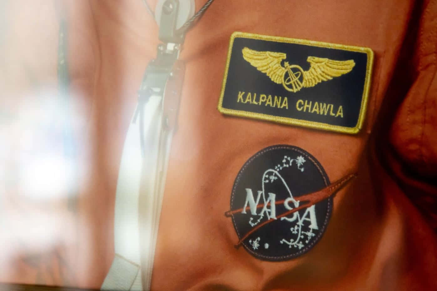 Kalpana Chawla N A S A Uniform Patch Wallpaper