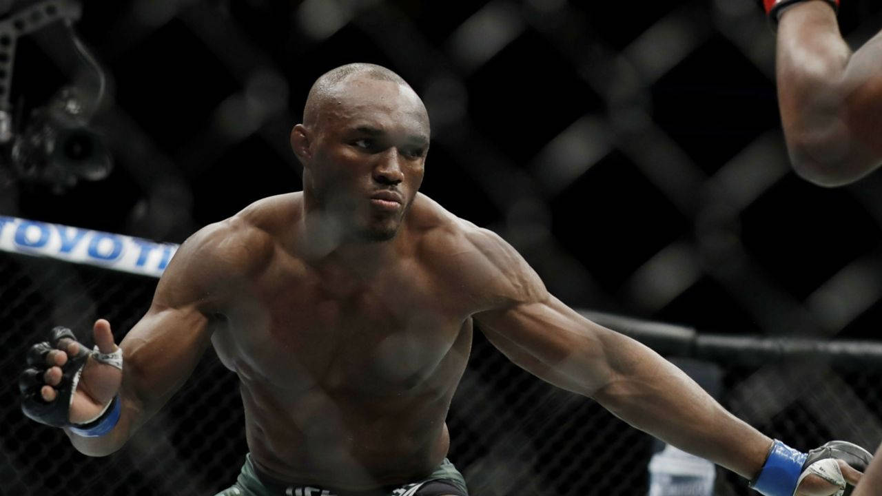 Kamaru Usman Serious Look Wallpaper