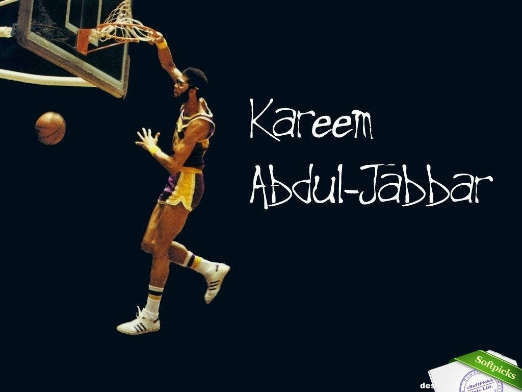 Kareem Abdul-jabbar Dunk Art Wallpaper