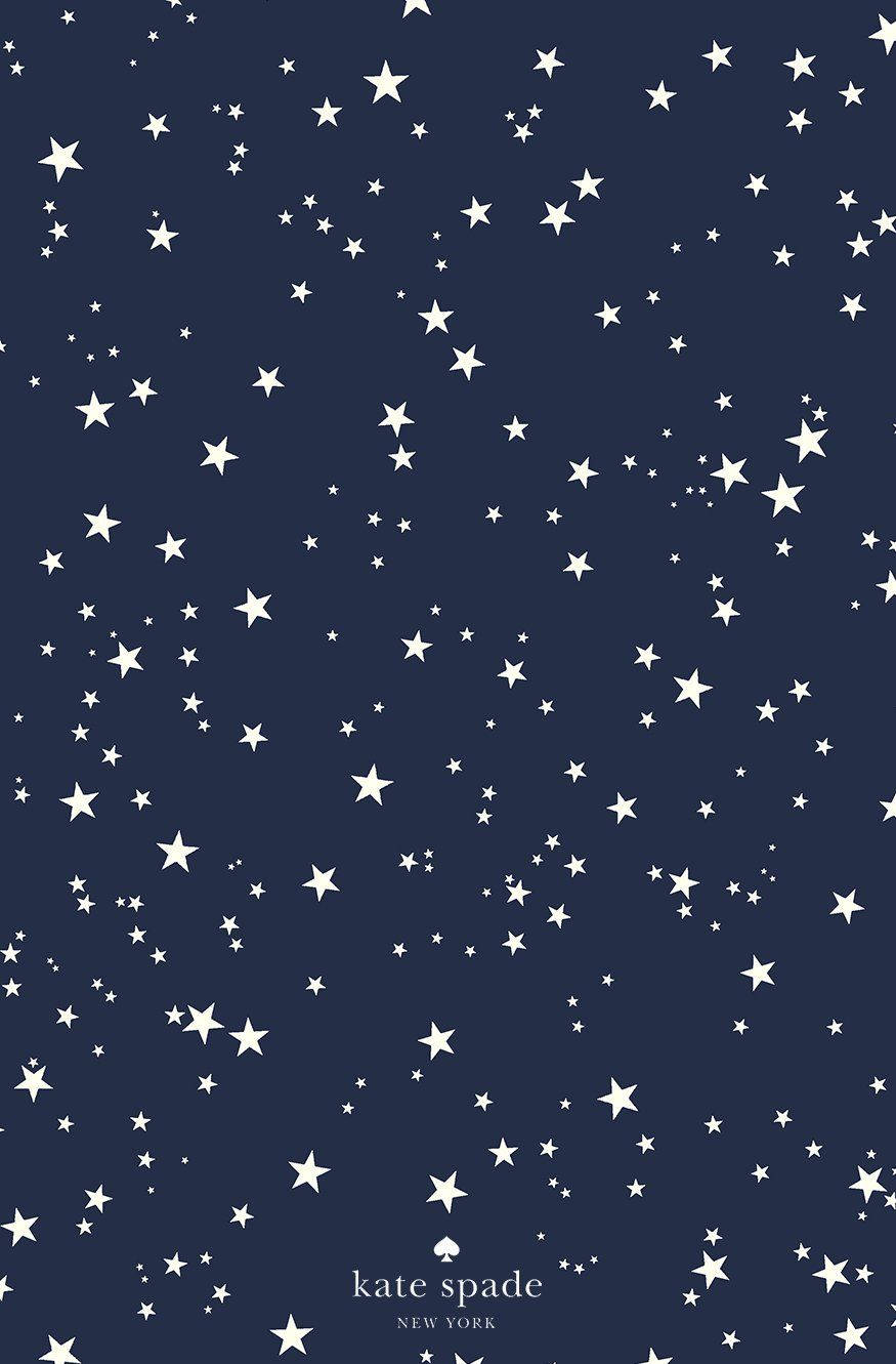 Kate Spade White Star Poster Wallpaper