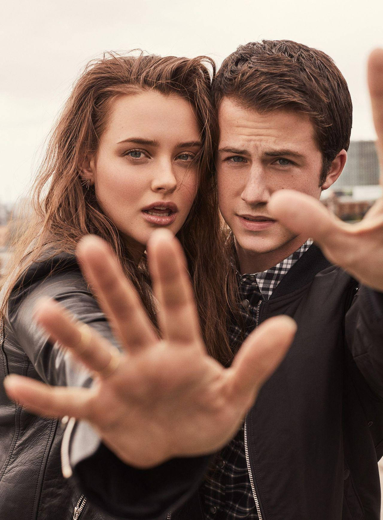 Katherine Langford And Dylan Minnette Wallpaper