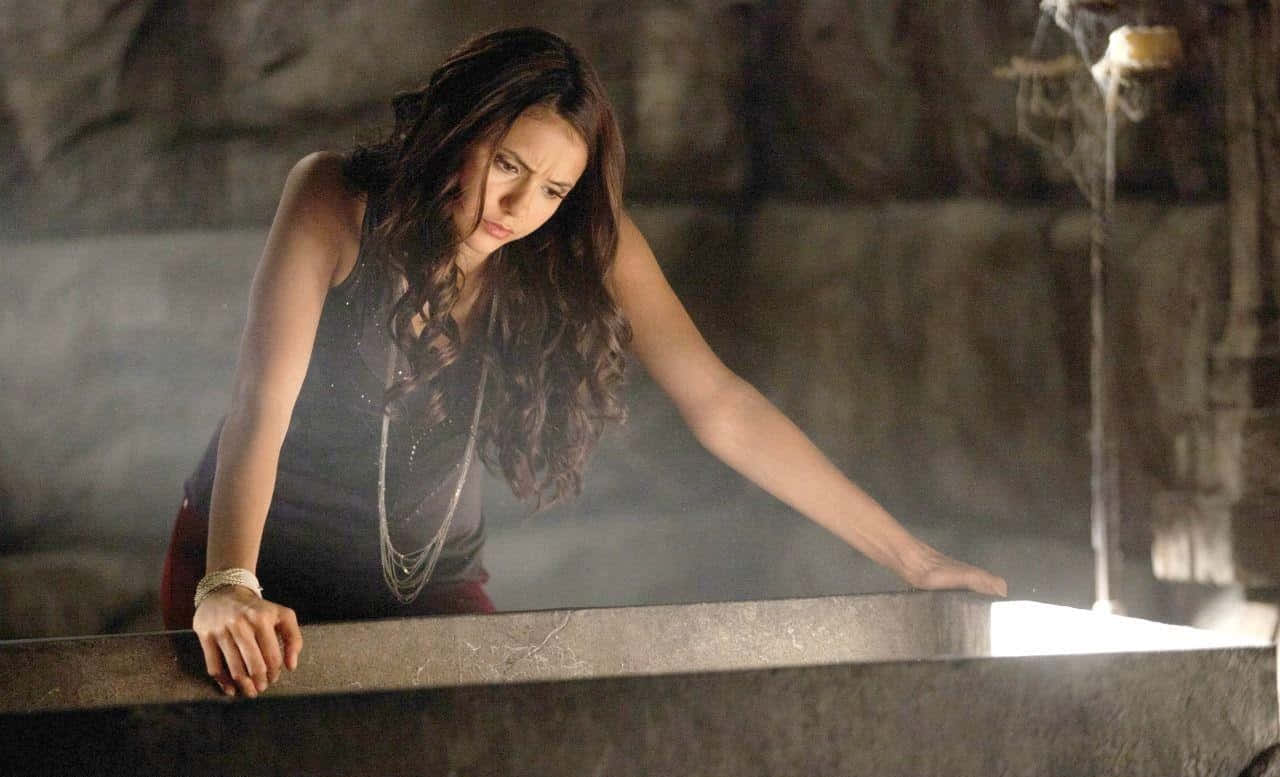 Katherine Pierce: The Vampire Diaries' Enigmatic Femme Fatale Wallpaper